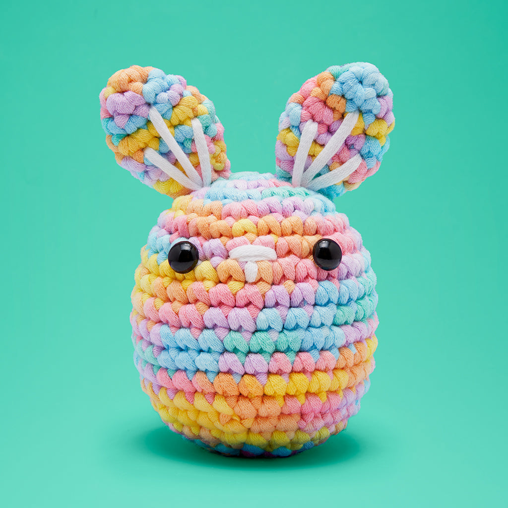 Pastel Bunny Crochet Kit for Beginners | The Woobles