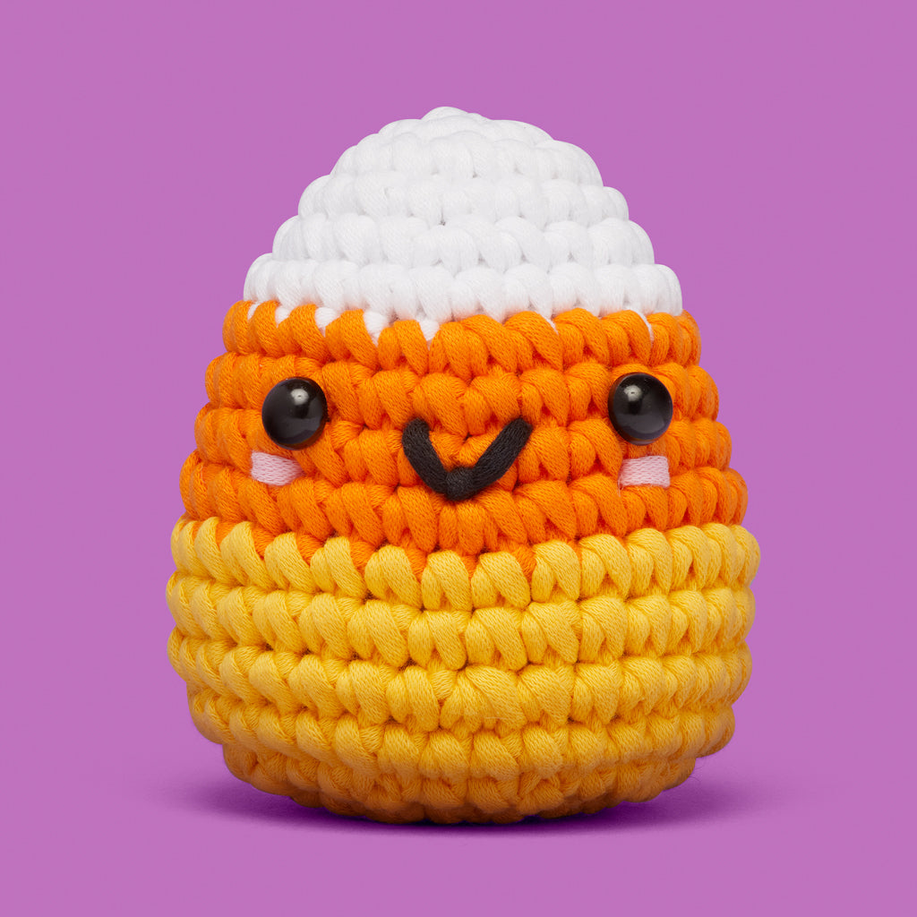 Maisey the Candy Corn Crochet Kit | The Woobles