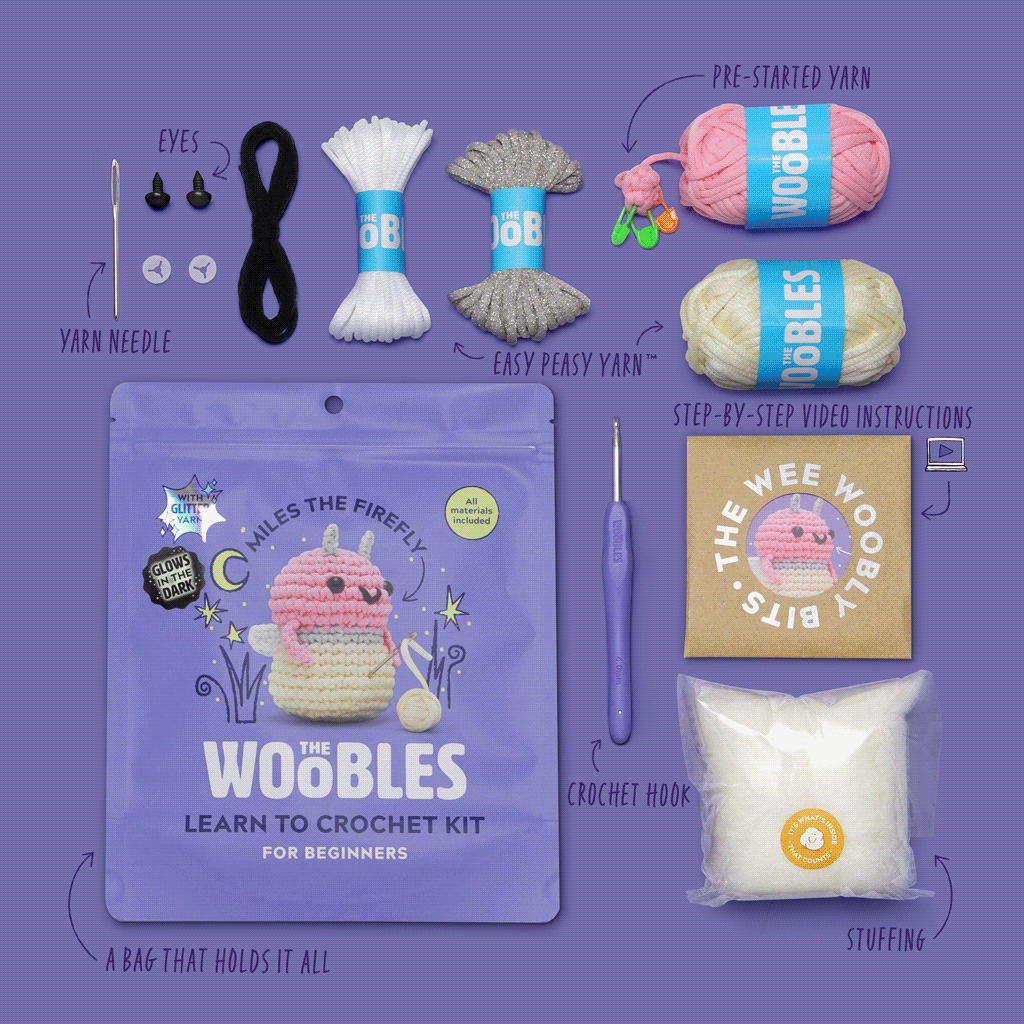 Miles the Firefly Crochet Kit | The Woobles - Image 3