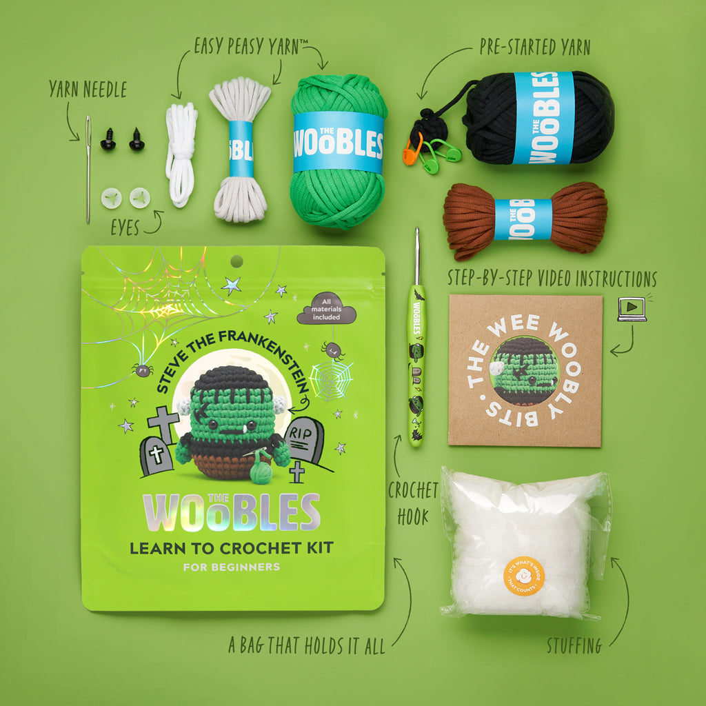 Frankenstein Crochet Kit for Beginners | The Woobles - Image 2