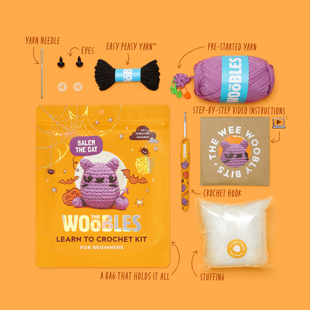 Limited Edition Purple Crochet Kit for Beginners | The Woobles - Image 2