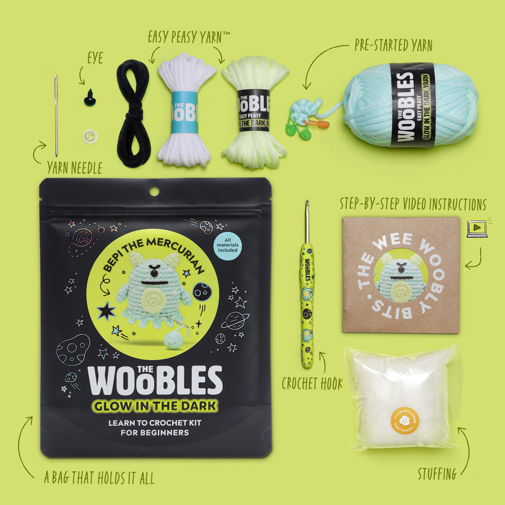 Bepi the Mercurian Crochet Kit | The Woobles - Image 5