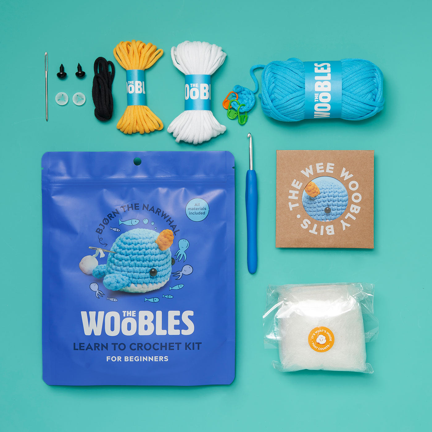 Narwhal Crochet Kit | The Woobles - Image 2