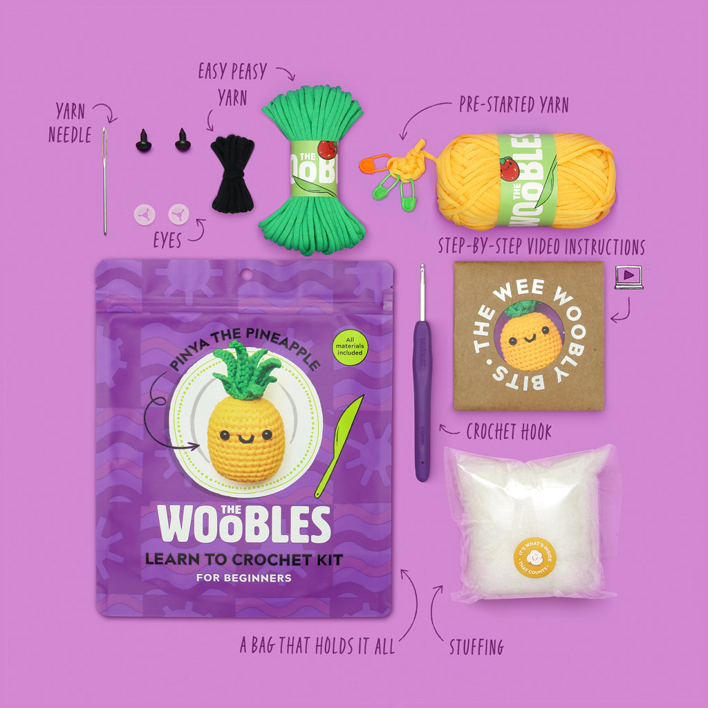 Pineapple Crochet Kit | The Woobles - Image 2