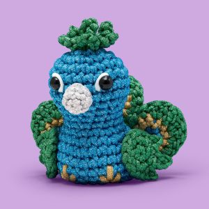 Reginald the Peacock Crochet Kit | The Woobles