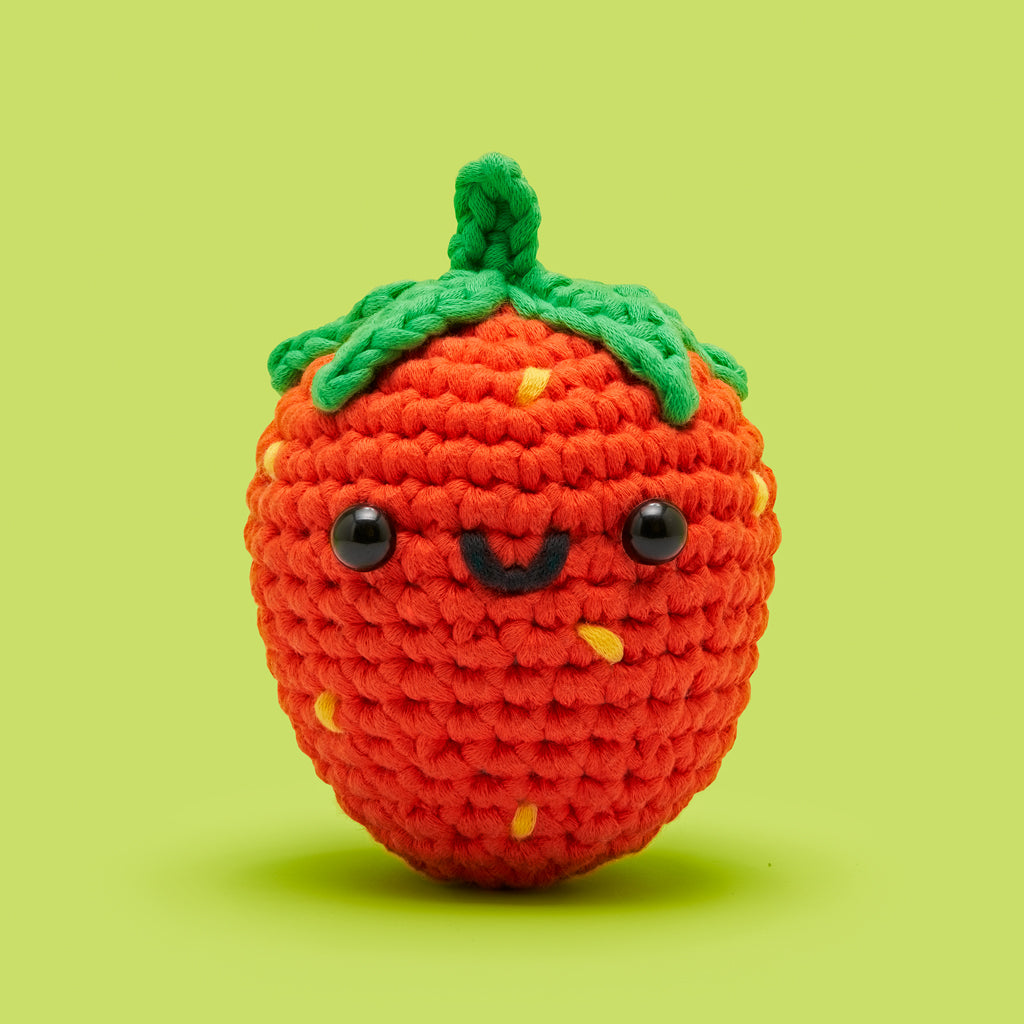 Strawberry Crochet Kit | The Woobles