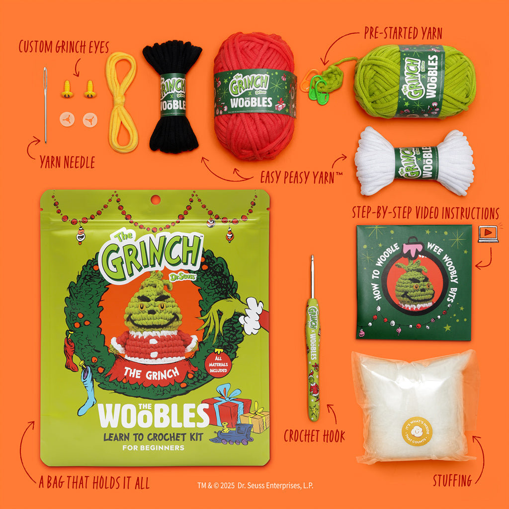 The Grinch Crochet Kit | The Woobles - Image 2