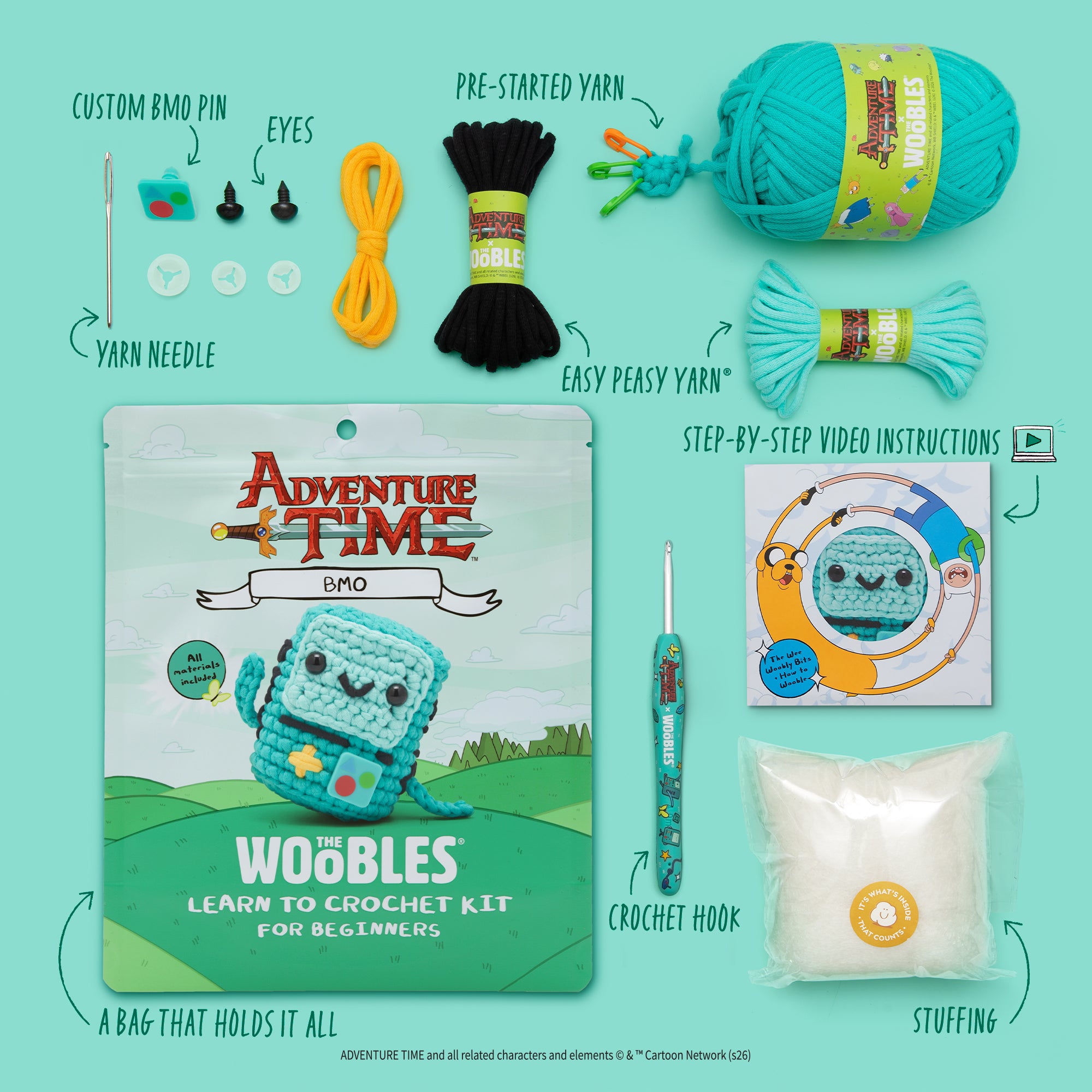 BMO Crochet Kit | The Woobles - Image 2