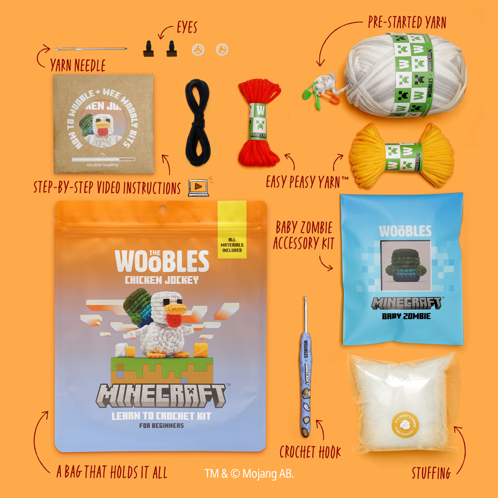 Minecraft Chicken Jockey Bundle | The Woobles - Image 4
