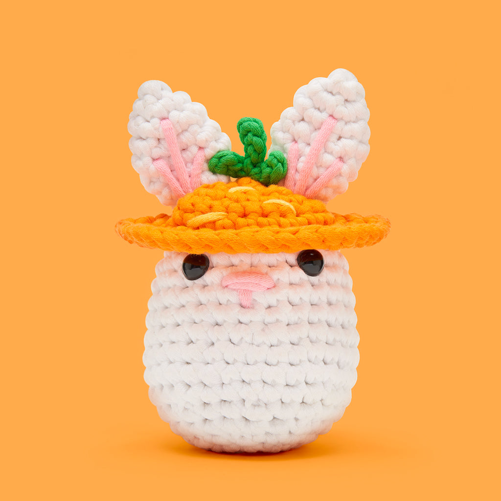 Tiny Carrot Hat Crochet Kit | The Woobles - Image 2