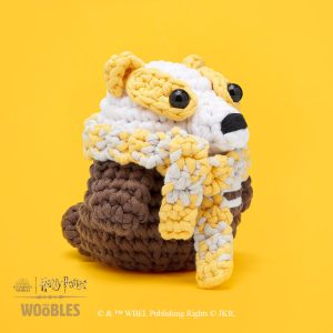 Hufflepuff™ Badger and Scarf Crochet Bundle | The Woobles