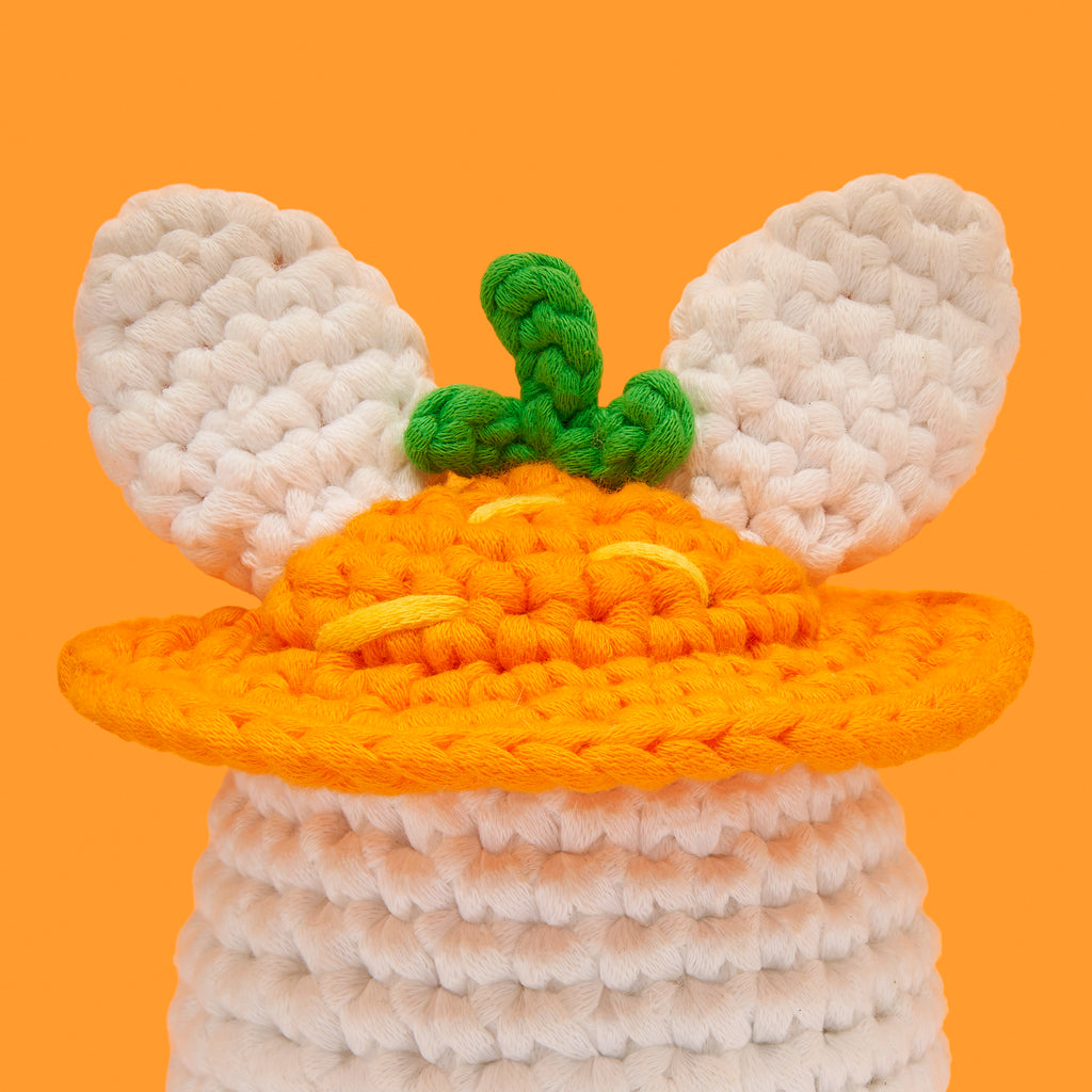 Tiny Carrot Hat Crochet Kit | The Woobles