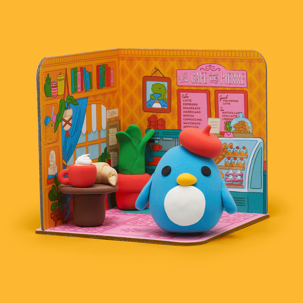 Air Dry Clay Kit: Pierre's Parisian Cafe - Image 3