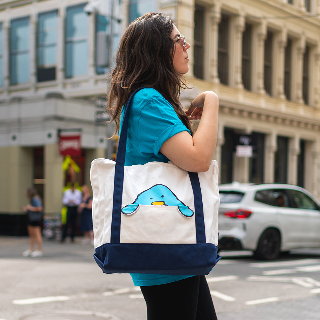 Fan-tote-stic Canvas Bag | The Woobles - Image 5