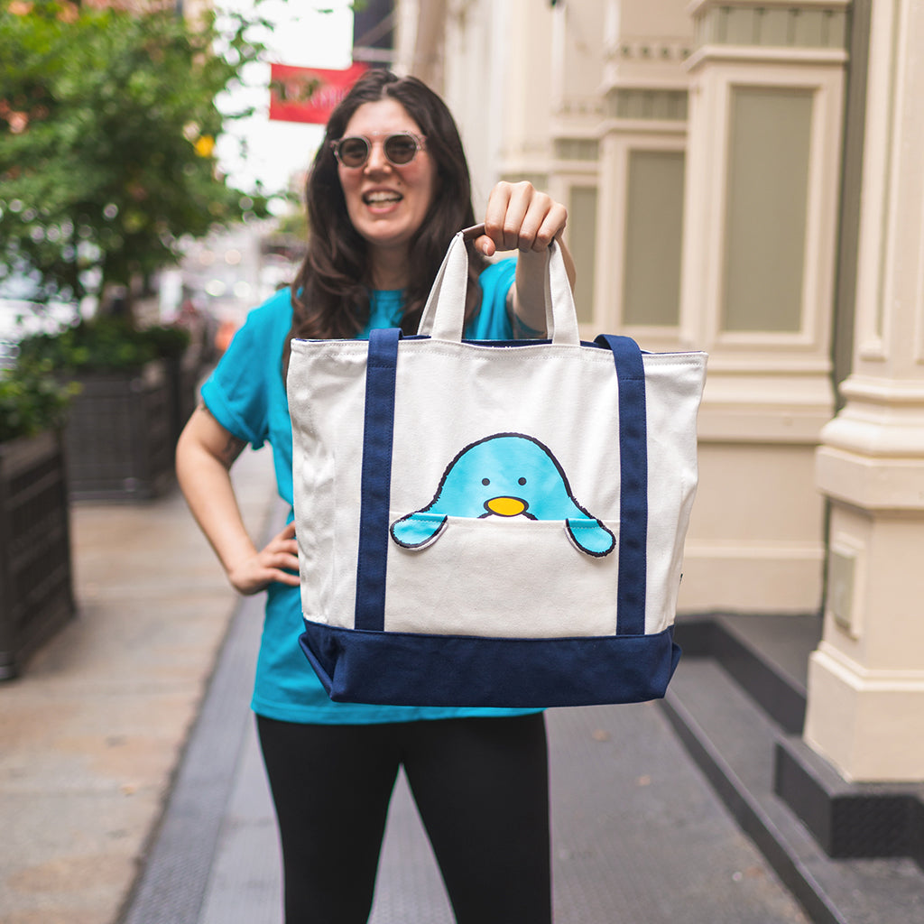 Fan-tote-stic Canvas Bag | The Woobles - Image 6