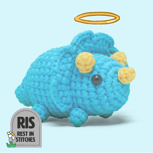 Oscar the Triceratops Crochet Kit | The Woobles