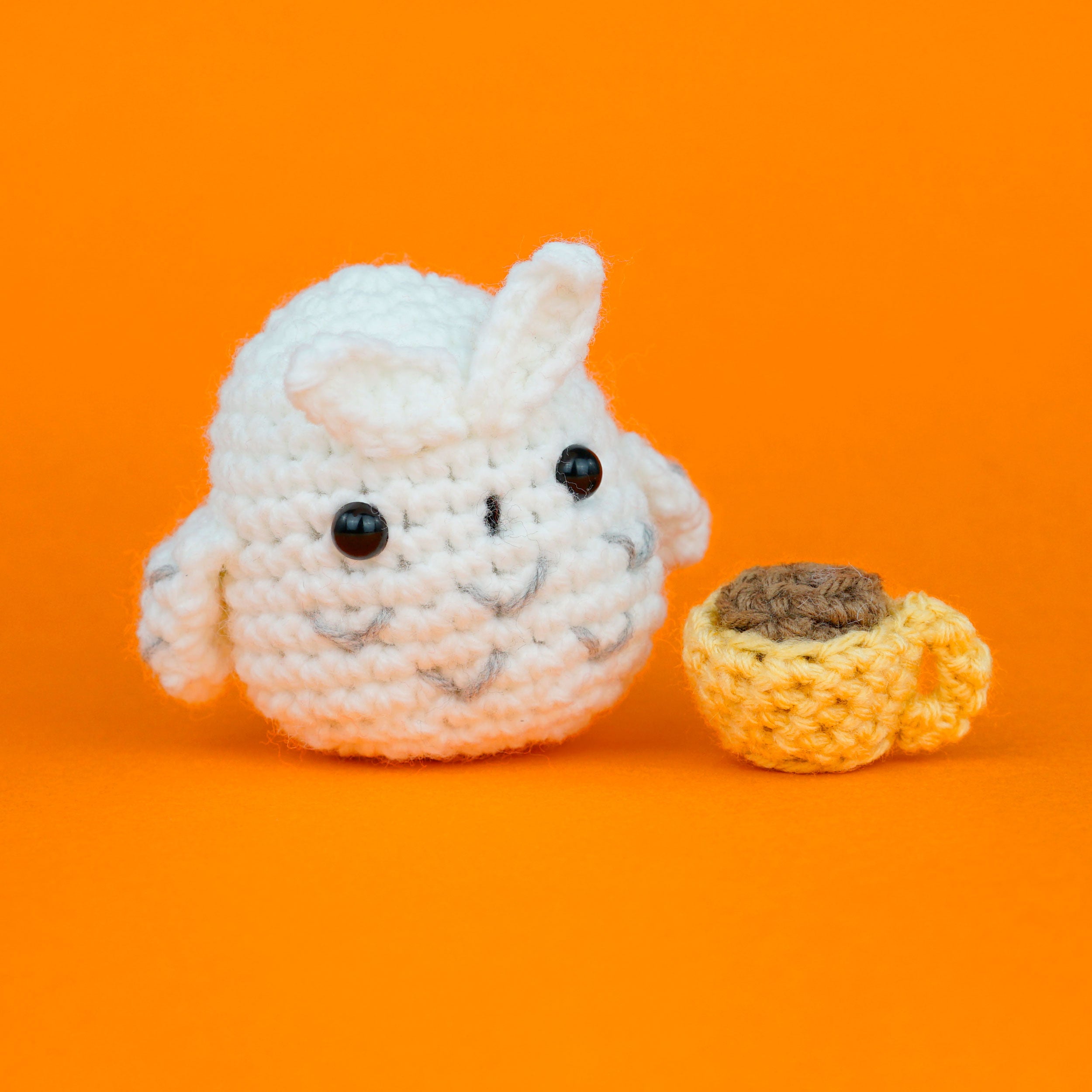Tiny Coffee Cup Crochet Kit | The Woobles - Image 2