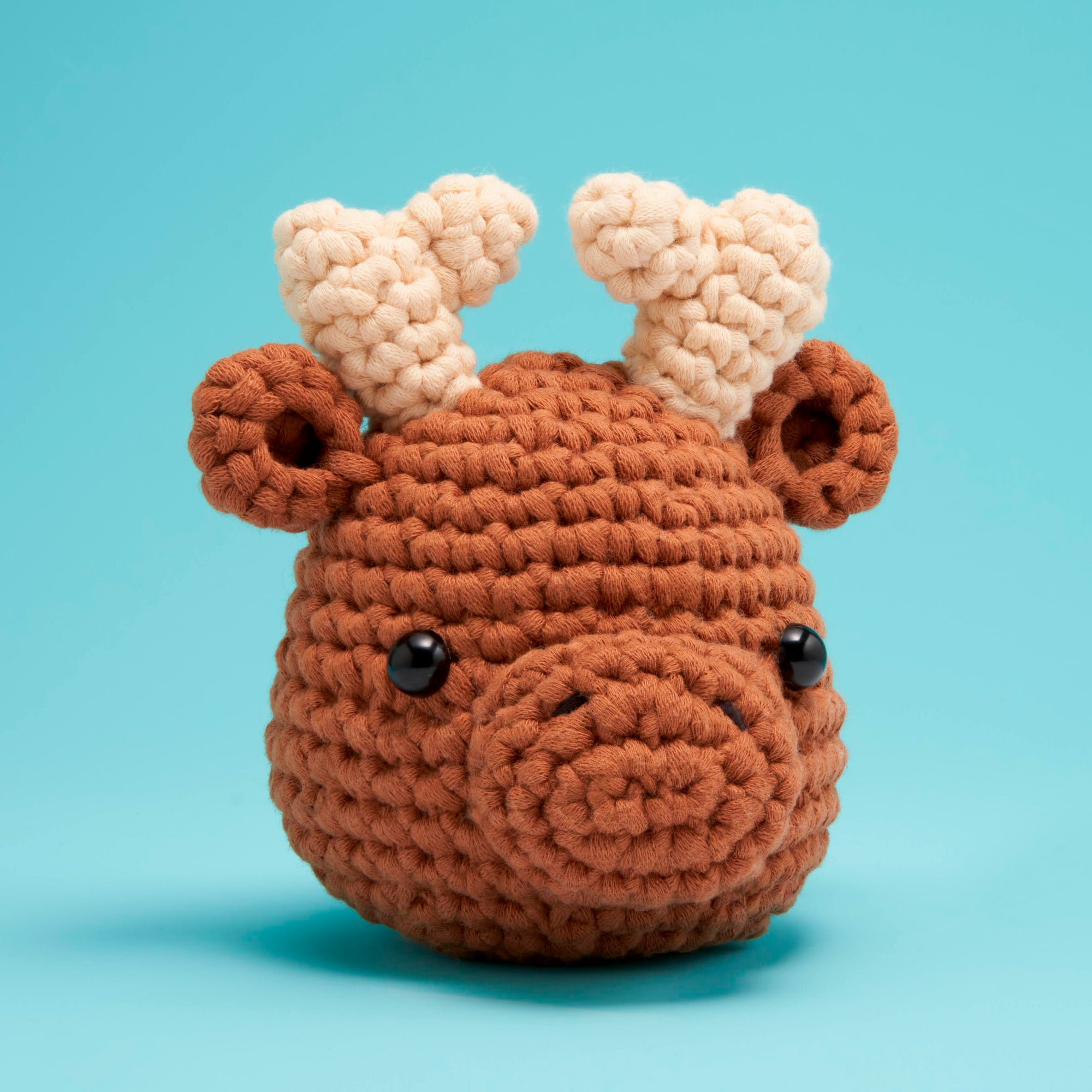 Moose Crochet Kit | Learn to Crochet with The Woobles